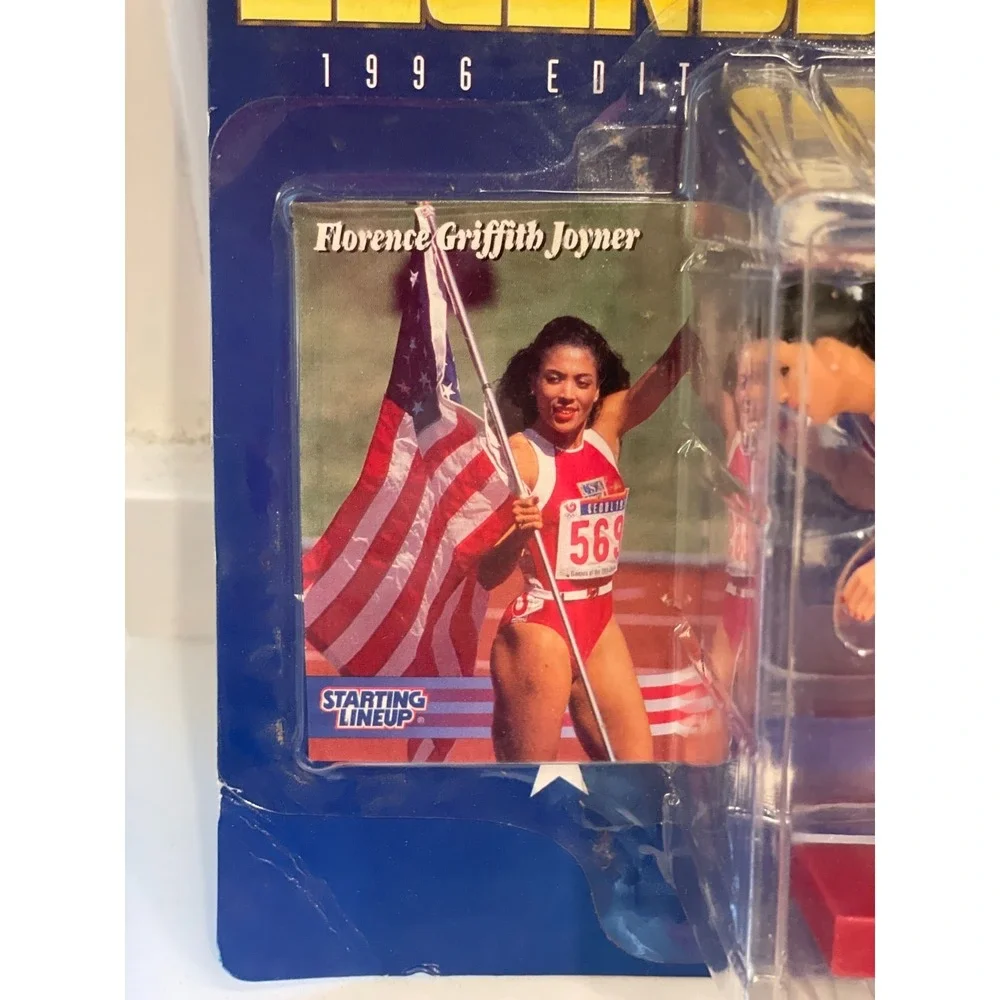 Vtg‎ Florence Griffith Joyner Flo-Jo Starting Lineup Figure Card 1996 Sealed